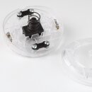 Fuß-Tretschalter Fußschalter Schnurschalter transparent 65x30mm 250V/2A für Rundkabel