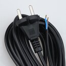 Staubsauger-Anschlussleitung schwarz 7,5 m H03VV-F 2x0,75...