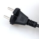 Staubsauger-Anschlussleitung schwarz 7,5 m H03VV-F 2x0,75 mm²