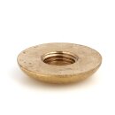 M10x1 Halbrundmutter 24x5 mm – Messing roh,...