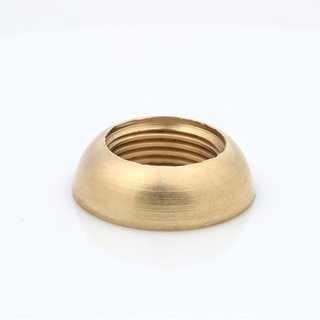 Halbrundmutter 20x6 mm M13x1 Messing roh unbehandelt