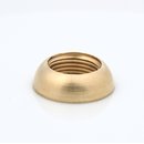 Halbrundmutter 20x6 mm M13x1 Messing roh unbehandelt