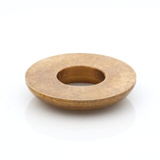 Halbrundmutter 24x5mm 10,5mm | Messing roh unbehandelt fr 13er Rohr