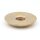 M10x1 Halbrundmutter 30x5mm | mit Aufsatzbohrung | Messing roh unbehandelt | Lampenbau