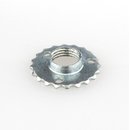 Zackenscheibe mit Ansatz 23x4,5 mm  M10x1 Gewinde verzinkt