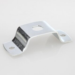Lampen-Deckenhalter 62x25x15 mm, Metall verzinkt, Profilloch  10,2 mm