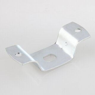 Lampen-Deckenhalter 62x25x15 mm, Metall verzinkt, Profilloch  10,2 mm