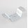 Lampen Deckenhalter 62x25x15 mm mit Profilloch 10,2 mm