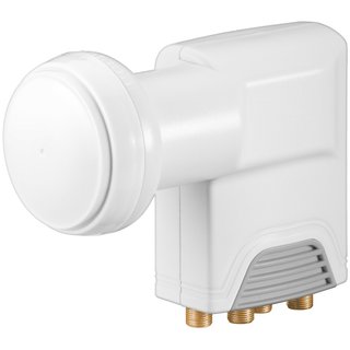 Goobay Universal Quad LNB digitaler SAT-LNB (DVB-S2) fr 4 Teilnehmer