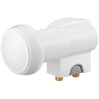 Goobay digitaler Twin SAT-LNB (DVB-S2) fr 2 Teilnehmer