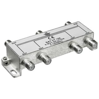 Goobay BK Verteiler 6-fach fr BK-Anlagen 5-1000 MHz