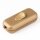 Schnurschalter Schnur-Zwischenschalter gold 60x26mm 250V/2A für Flach und Rundkabel