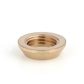 M10x1 Schrgmutter &ndash; 15x4 mm, Messing roh unbehandelt