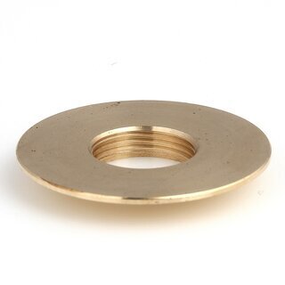M16x1 Schrgmutter &ndash; 38x5 mm, Messing roh unbehandelt