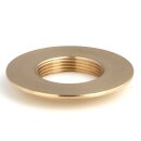 M20x1 Schrägmutter – 38x5 mm, Messing roh unbehandelt