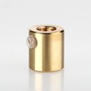 M13x1 Zugentlastung Klemmnippel, Metall Messing roh, mit...