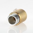 M13x1 Zugentlastung Klemmnippel, Metall Messing roh, mit...