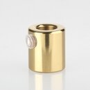 M13x1 Zugentlastung Klemmnippel, Metall Messing poliert,...