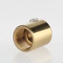 M13x1 Zugentlastung Klemmnippel, Metall Messing poliert,...