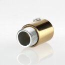 M13x1 Zugentlastung Klemmnippel, Metall Messing poliert,...