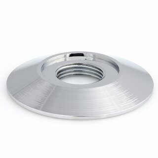 M13x1 Schrgmutter &ndash; 38x5 mm, mit Aufsatzbohrung fr 20er Rohr, Messing verchromt