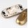 Schnurschalter Schnur-Zwischenschalter gold 81x32mm 250V/2A mit Druckschalter