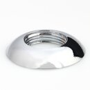 M16x1 Halbrundmutter 30x5mm | Messing verchromt | Lampenbau