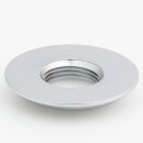 M13x1 Halbrundmutter 30x5mm | Messing verchromt | Lampenbau