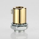 M13x1 Zugentlastung Klemmnippel-Set, Metall Messing...