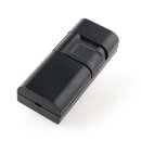 Schnurdimmer 7–110 W schwarz für LED, Halogen...