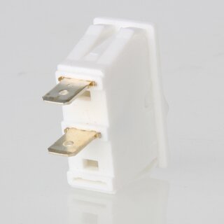 interBr Wippschalter 1-polig, wei, 250V/16A, 30x11 mm
