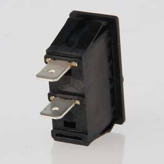 interBr Wippschalter 1-polig, schwarz, 250V/16A, 30x11 mm