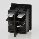 interBär Wippschalter 2-polig, schwarz, 250V/16A, 30x22 mm