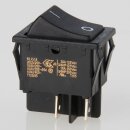 interBär Wippschalter 2-polig, schwarz, 250V/16A, 30x22 mm