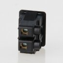 interBär Wippschalter 1-polig, rot beleuchtet,...