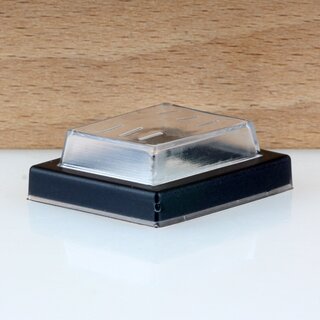 PVC-Kappe mit Rahmen fr Wippschalter 2-polig L38xB30xH12mm