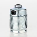 E27 Metallfassung verzinkt Auengewinde mit seitlichem...