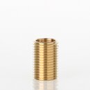 M10x1 Messing-Gewinderohr 15 mm &ndash; passend fr G4...