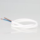 PVC-Lampenkabel wei 2-adrig 2x0,75 mm H03VVH2-F &ndash;...