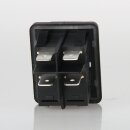 interBär Wippschalter 2-polig, schwarz, IP65 spritzwassergeschützt, 250V/16A, 30x22 mm