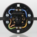 interbär Serien-Fußtretschalter schwarz 250V/2A 1-polig mit Schraubkontakten