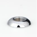 Halbrundmutter 20x4 mm M10x1 Messing verchromt