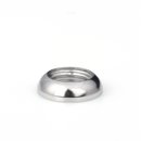 Halbrundmutter 15x4 mm M10x1 Messing verchromt