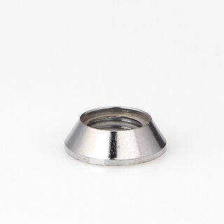 M8x1 Schrgmutter &ndash; 13x4 mm, Messing verchromt