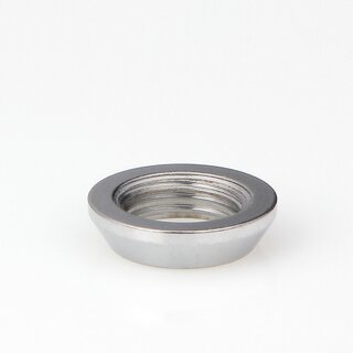 M10x1 Schrgmutter &ndash; 15x4 mm, Messing verchromt
