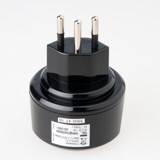 Reisestecker-Adapter Deutschland auf Schweiz 10A/250V mit Kinderschutz und Sicherung &ndash; Brennenstuhl