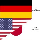 Reisestecker-Adapter Deutschland auf USA/Japan 15A/125V mit Kinderschutz – Brennenstuhl