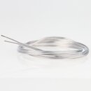 PVC Lampenkabel Flachkabel transparent 2-adrig, 2x0,75mm...