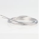 PVC Lampenkabel Flachkabel transparent 2-adrig, 2x0,75mm...