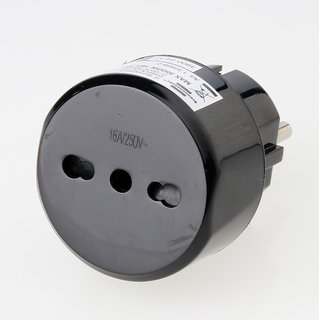 Reisestecker-Adapter Italien auf Deutschland 15A/250V, 10,95 €